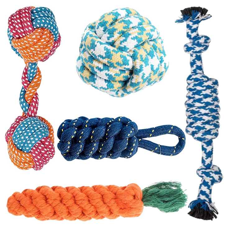 Cotton Rope Chew Toy Set
