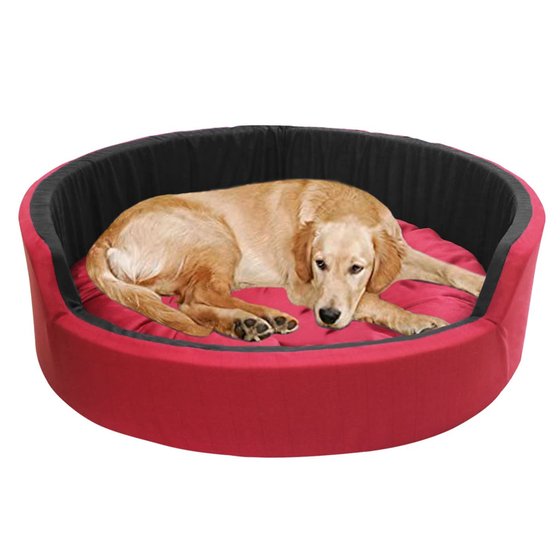 Reversible Velvet Round Pet Sofa Bed