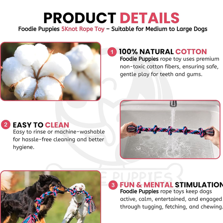 Strong Cotton Rope Tug Toy