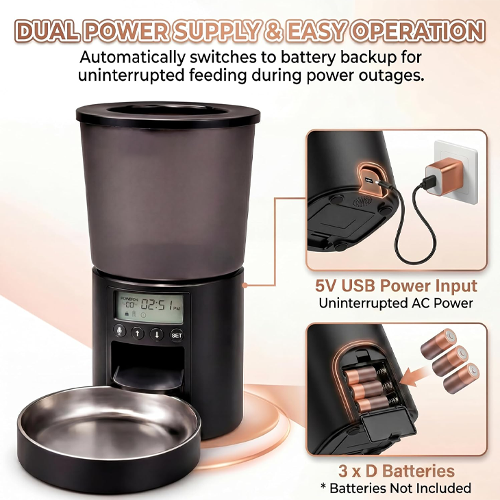 Programmable Portion Control Pet Feeder