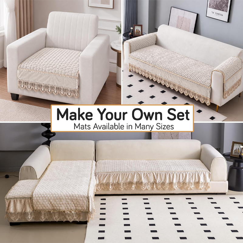 Velvet Anti-Slip Sofa Seat Mat
