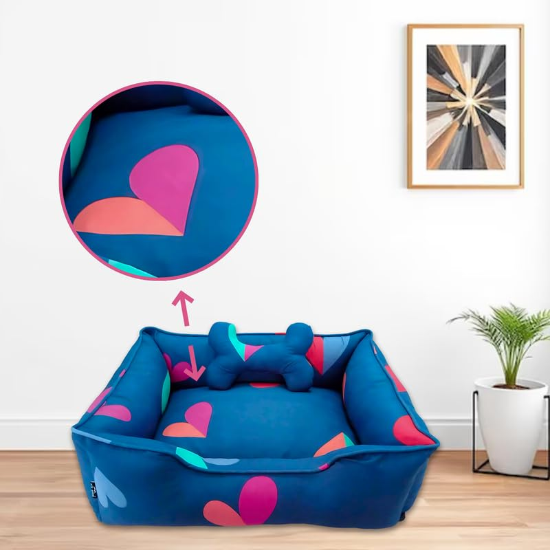 Heart Shaped Plush Pet Sofa