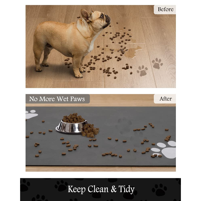 Quick Dry Absorbent Pet Feeding Mat