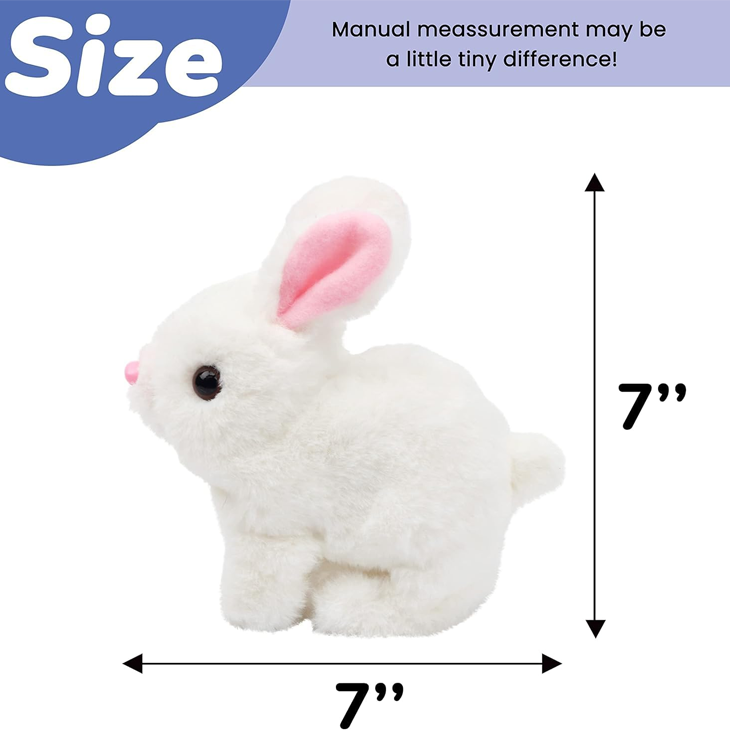 Animated Hopping Bunny Plush Toy