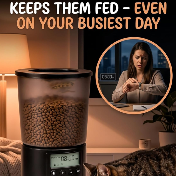 Programmable Portion Control Pet Feeder