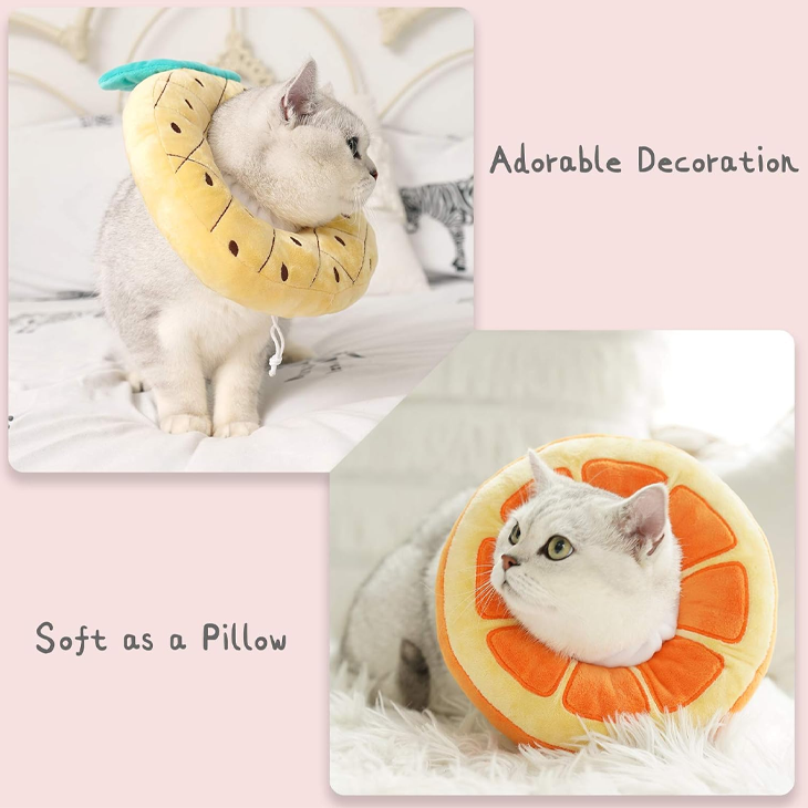 Soft Orange Recovery Cone Collar