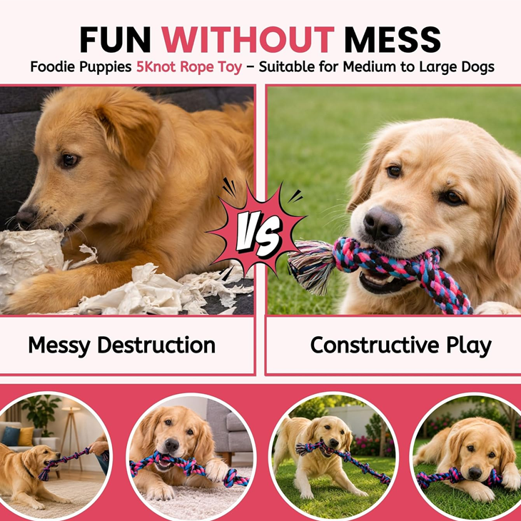 Strong Cotton Rope Tug Toy