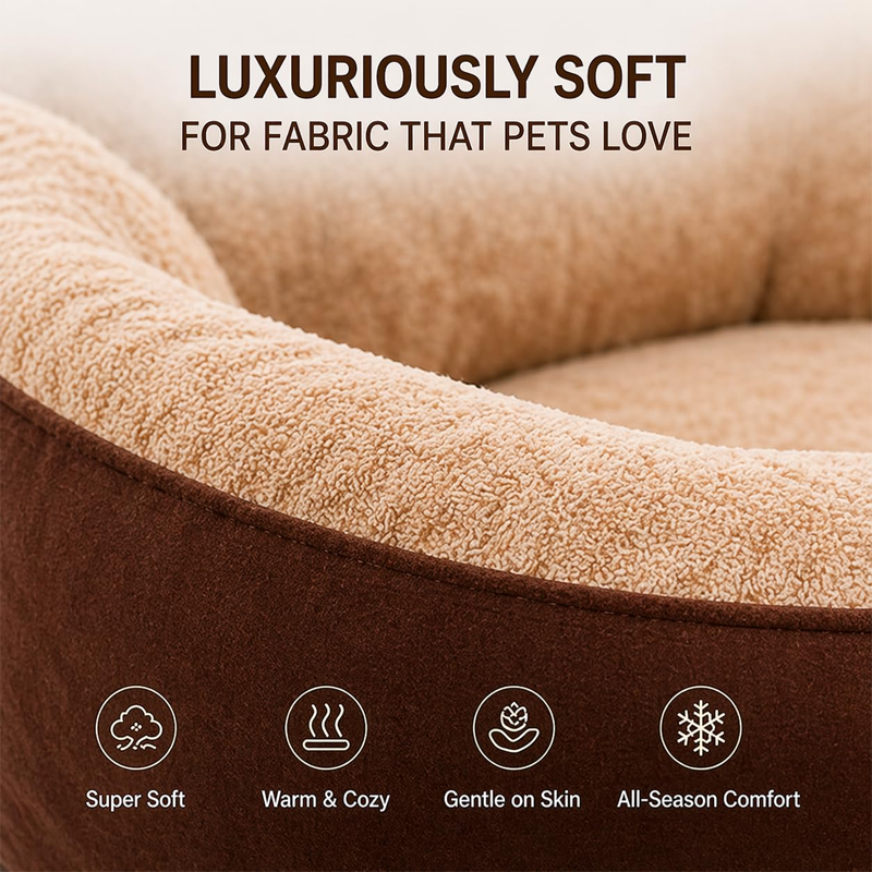 Orthopedic Fur Filled Dog Mattress