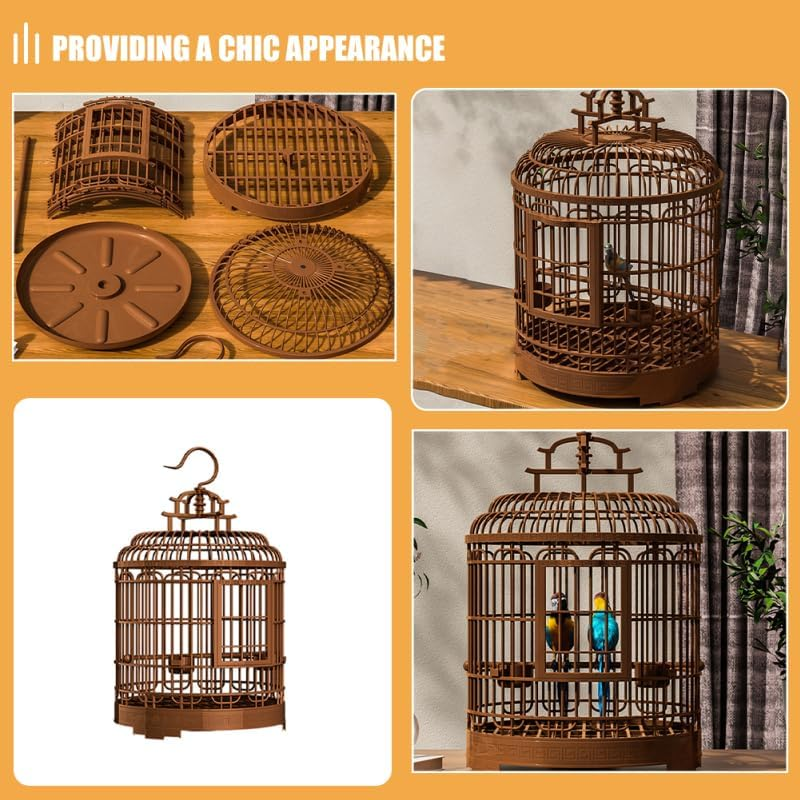 Vintage Portable Bird Travel Carrier