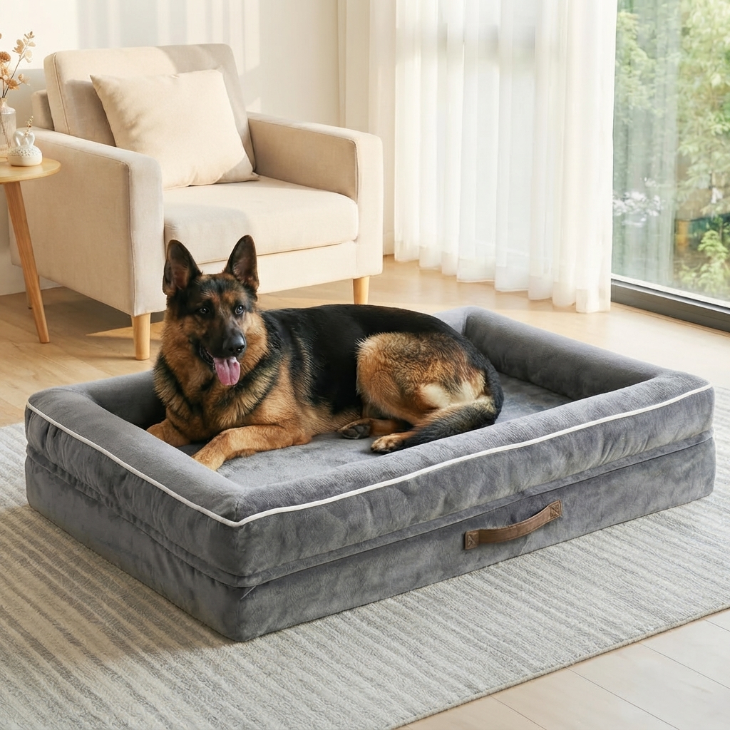 Orthopedic Waterproof Bolster Pet Bed